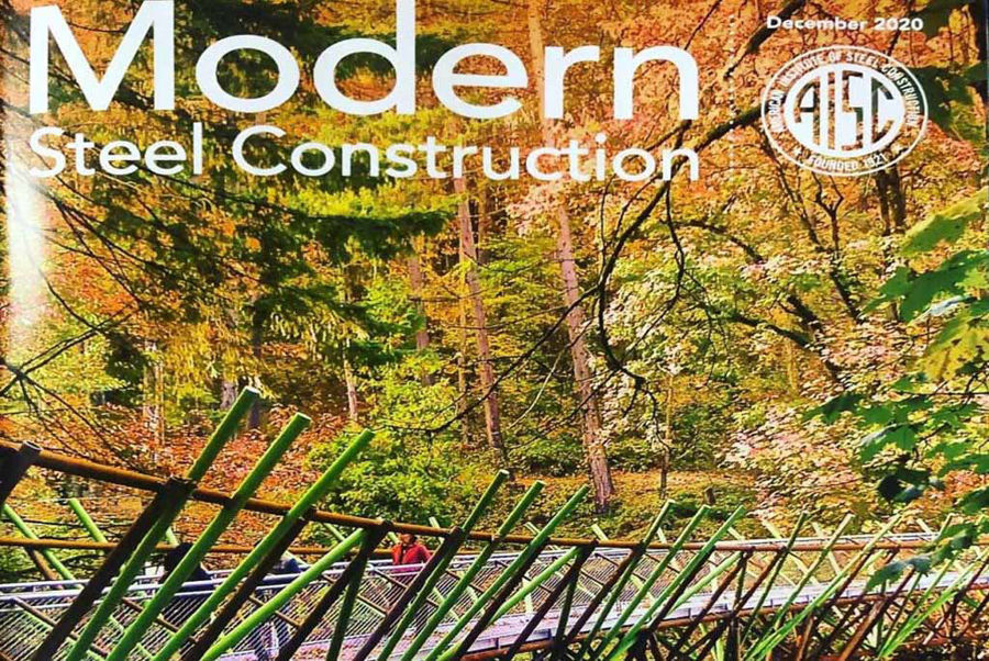 What's Cool In Steel?: December Issue of Modern Steel Features Barbara Walker Crossing Footbridge